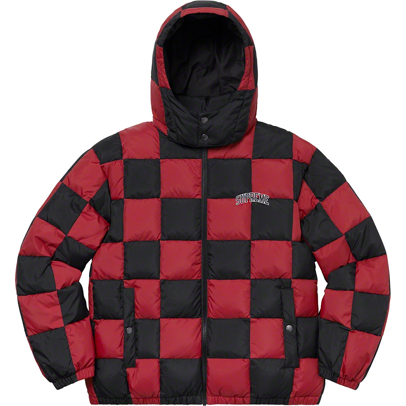Checkerboard Puffy Jacket view 11